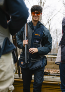 Etowah Valley Mambas teammate happy to break some clays on one of our courses.