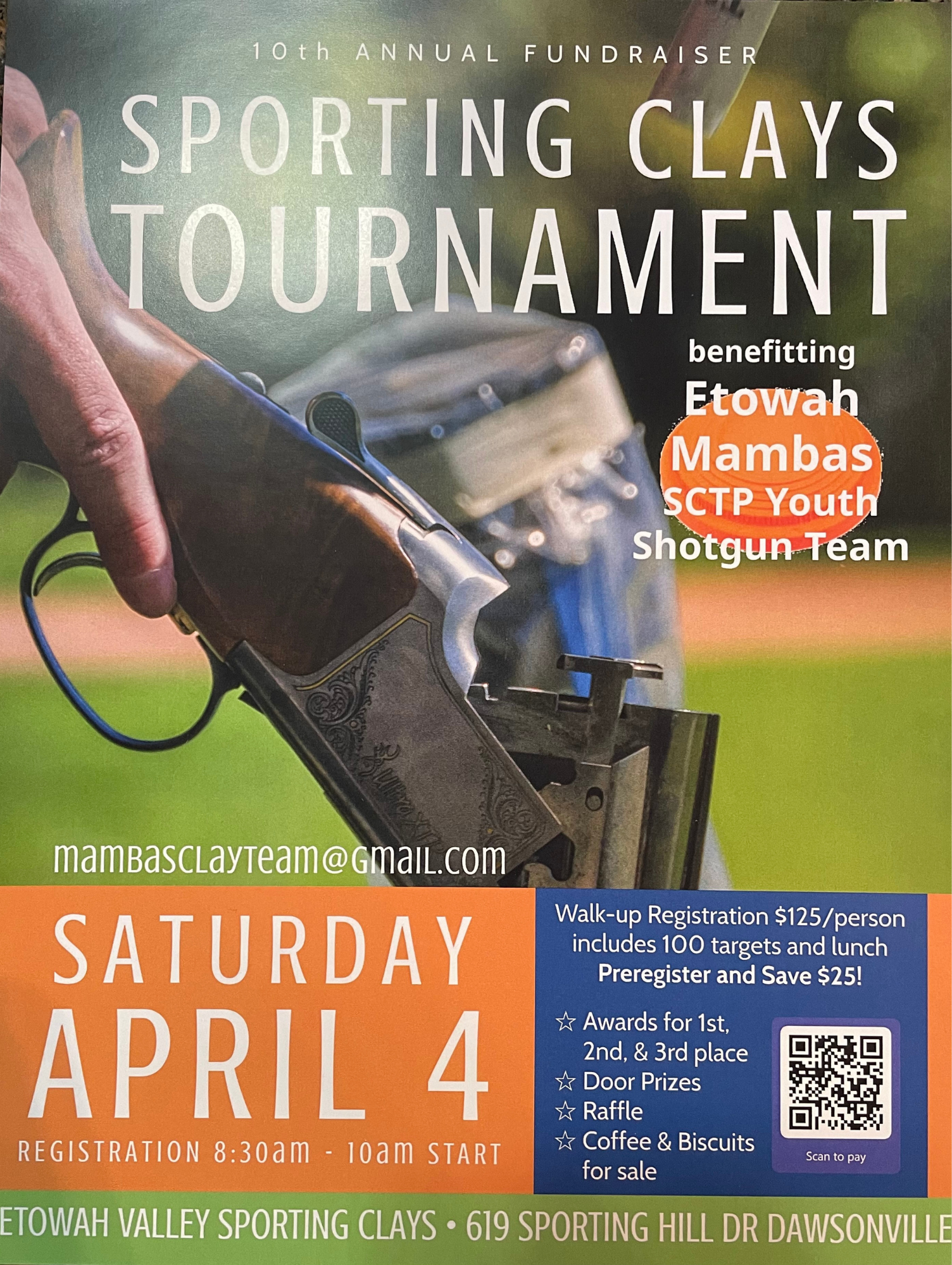 Sporting Clays event at Etowah Valley Sporting Clays in Dawsonville, GA.